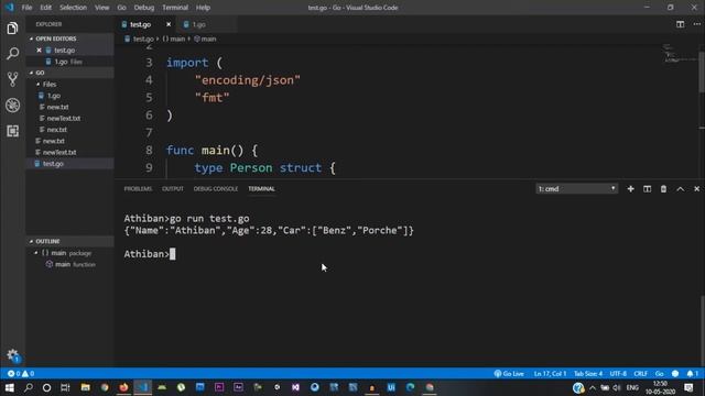 How to use JSON in Golang Tutorial смотреть онлайн