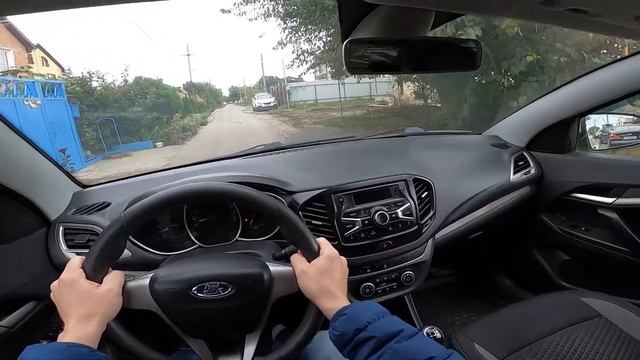 2016 LADA VESTA (1.6 амт) POV test drive смотреть онлайн