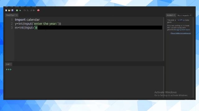 PYTHON PROGRAMME TO IMPORT CALENDAR смотреть онлайн