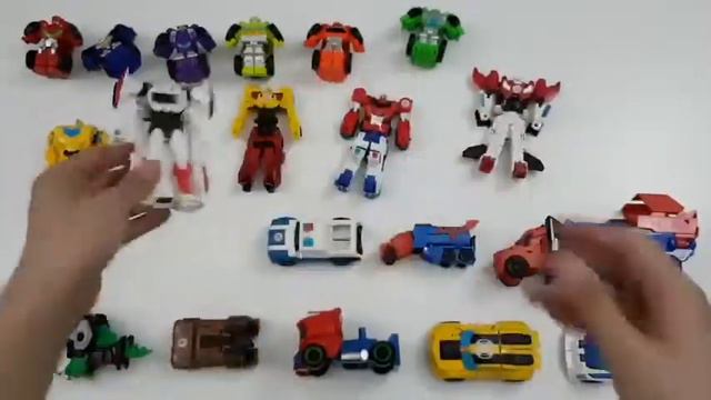 Transformers Robot 08 ♥ Trans Kids ♥ Choro Q Transformers Toys Collection With Optimus Prime Bumble