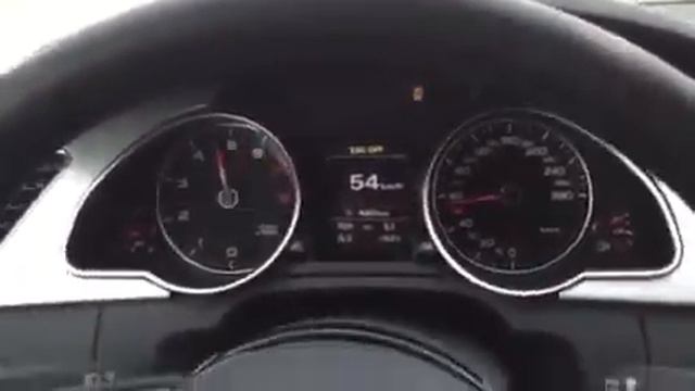Старт АУДИ А5 с лаунчконтроля смотреть онлайн