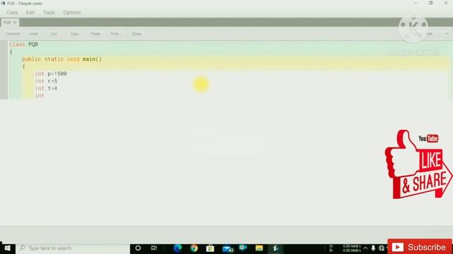 Program to print the simple interest in bluej using Java Language ?️ | Tech with Prashant смотреть онлайн