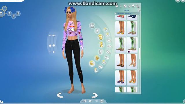 Симс 4 создаём персонажа. Юлия Васечкина! смотреть онлайн