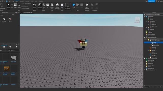Как сделать систему ударов и блоков |ROBLOX STUDIO|