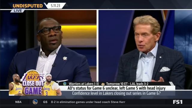 UNDISPUTED | Skip & Shannon react to AD's left Game 5 with head injury, status for Game 6 unclear смотреть онлайн