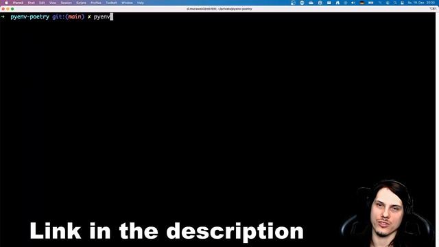 Using pyenv and poetry смотреть онлайн