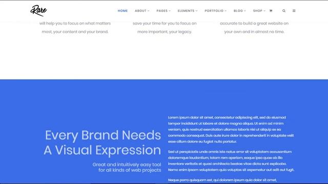 Rare WordPress Theme Landing-Page Presentation - Ultimate Site Builder Template смотреть онлайн
