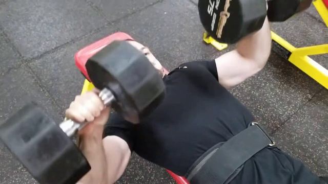 MAX CHEST PRESS! 75LBS Dumbbell Press - Casfitss смотреть онлайн