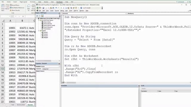Excel VBA Create SQL JOIN Query on Workbook смотреть онлайн