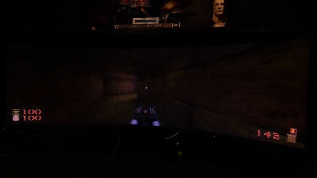 Quake Remastered Gameplay on Samsung NEO G9 ultra wide Monitor 32:9 смотреть онлайн