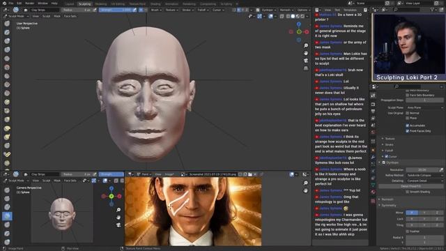 Sculpting a REALISTIC Character in Blender - Workflow Tutorial смотреть онлайн