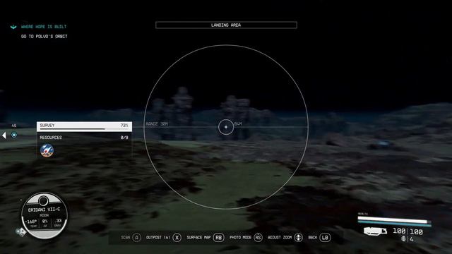 Star Field Eridani VII C Fully Surveyed #starfield #bethesda #rpg #gaming #games #gameplay #scifi