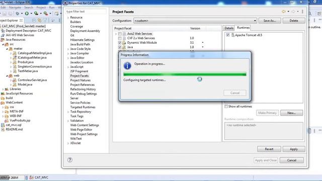 Import a Web Dynamic Project from Github with GIT eclipse смотреть онлайн