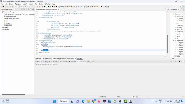 Solve maven Error Could not initialize class in pom.xml смотреть онлайн