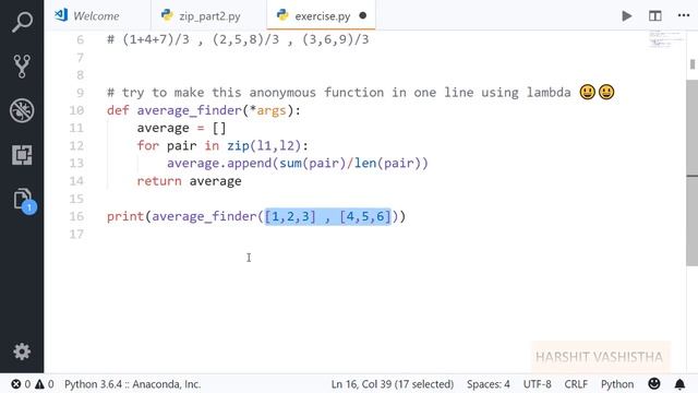 Advance Function Practice 1 : Python tutorial 158 смотреть онлайн
