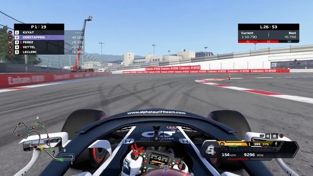 F1 2020 - 100% Race At Sochi Autodrom, Russia In Kvyat's AlphaTauri