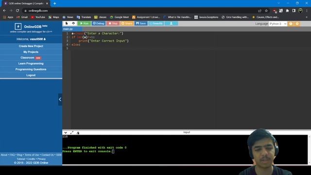 Program to print ASCII values and corresponding characters using Python смотреть онлайн