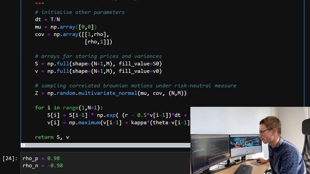 Simulating the Heston Model with Python | Stochastic Volatility Modelling смотреть онлайн