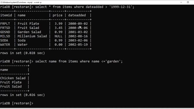 #MYSQL #SELECT #DATABASE #RETRIVIEL #DDL #DML смотреть онлайн