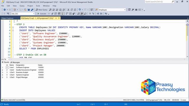 CDC | Change Data Capture | SQL Incremental Load | #cdc #prakashrajamani смотреть онлайн