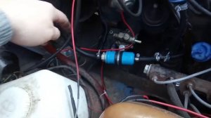 Електробензонасос на ВАЗ-2106 в роботі.