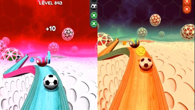 Going Balls VS Color Ball VS Reverse SpeedRun Gameplay iOS Android Walkthrough New Update 839-846 смотреть онлайн