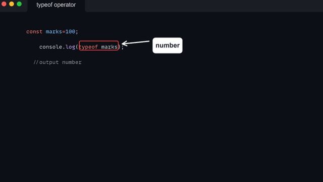 Typeof Operator in Javascript 2023 смотреть онлайн