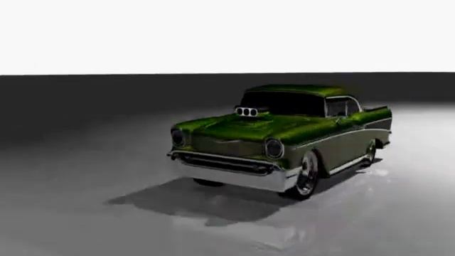 3D 1957 Chevrolet Bel Air Animation смотреть онлайн