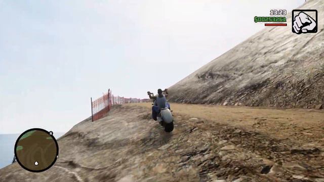 GTA SA Definitive Edition Mt. Chiliad View and Jumping From It смотреть онлайн