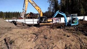 Услуги мини экскаватора в Рощино Выборгский район Лен. Обл.