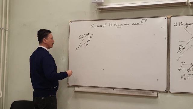С2 Л3 | Электрический диполь, электрическое поле в диэлектриках смотреть онлайн