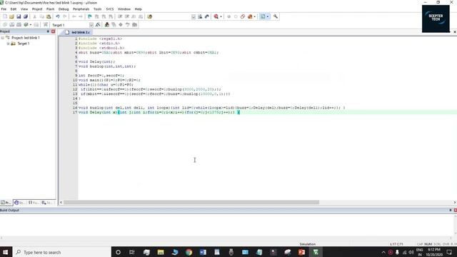 how to create hex file in keil uvision 5 | _Scepter Tech смотреть онлайн