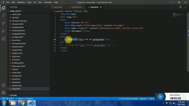 How to Use LANG Attribute HTML - Learn Webs in URDU/HINDI смотреть онлайн