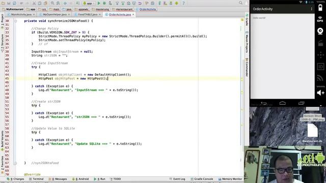 การ Synchronize JSON to SQLite (My Restaurant 12) смотреть онлайн