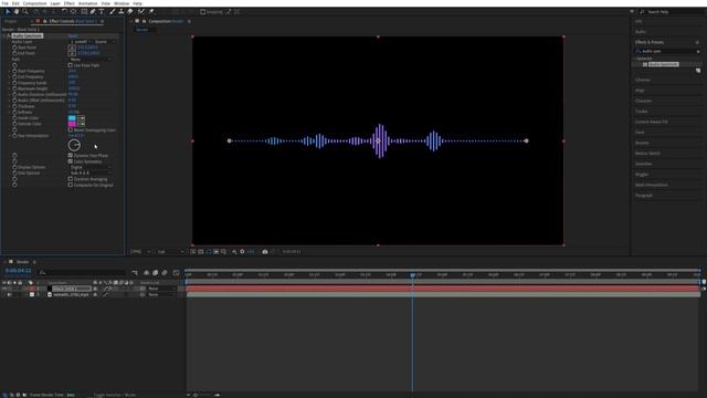 Reactive Audio Spectrum Waveform Tutorial in After Effects | Audio Visualizer Tutorial смотреть онлайн