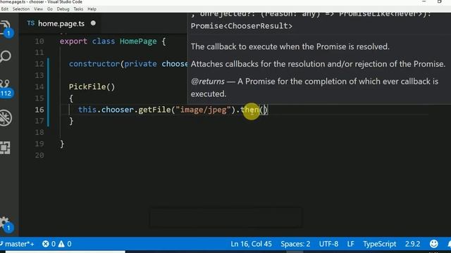 Ionic4 chooser plugin for selecting specific type file for android and ios both. смотреть онлайн