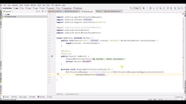 How to Create one time Work Request using Workmanager смотреть онлайн