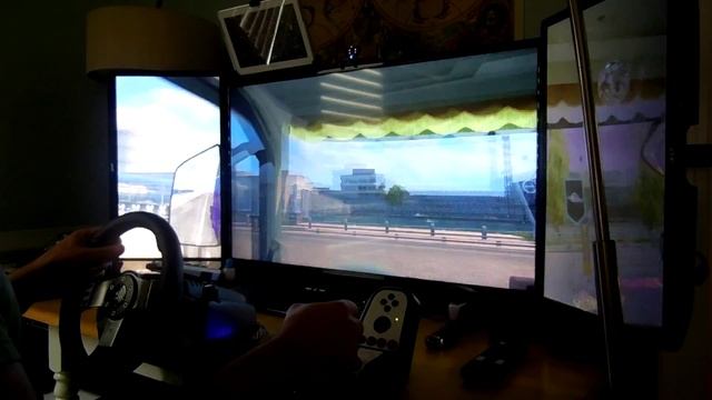 Eurotruck Simulator 2 Multi Monitor Portrait/Landscape Multimon 4 Mode