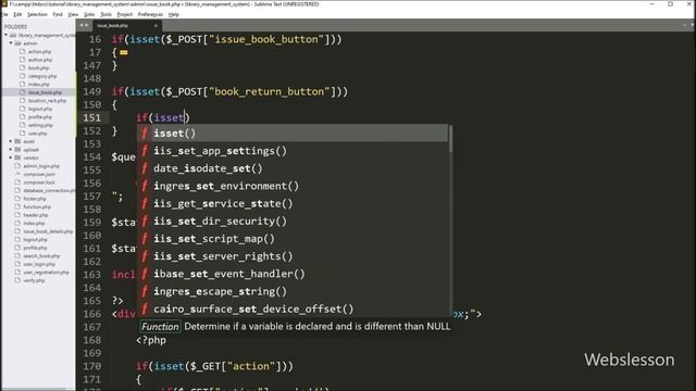 PHP Project On Library Management System - Script for Return Book - 33 смотреть онлайн