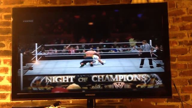 WWE Night Of Champions 2015 - Seth Rollins Vs John Cena (United States Title)