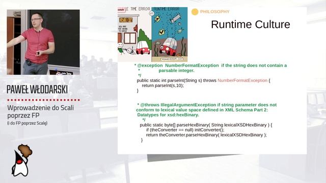 Toruń JUG #48 - "Wprowadzenie do Scali poprzez FP (i do FP poprzez Scalę)" - Paweł Włodarski смотреть онлайн