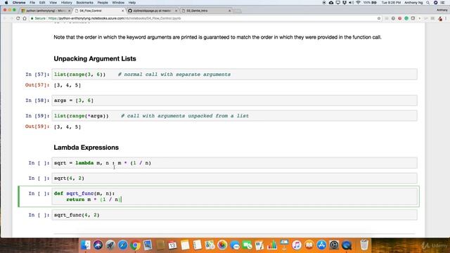 Unpacking Arguments and Lambda Expressions - Python Tutorial for beginners смотреть онлайн