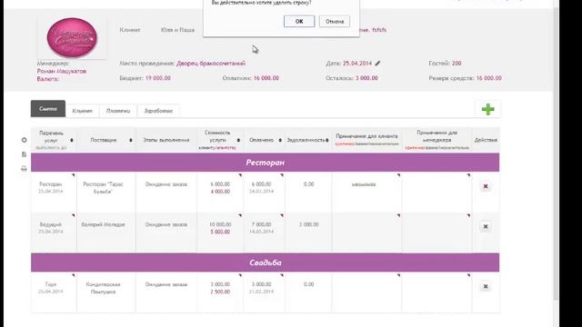 Смета на Professionalwedding.org смотреть онлайн