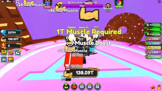 I made a full team of *Rainbow Mythic* | Strong Muscle Simulator | Roblox смотреть онлайн