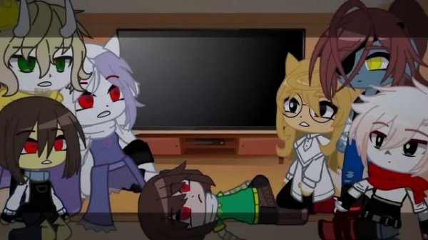 Undertale react to Dust Sans 3/6