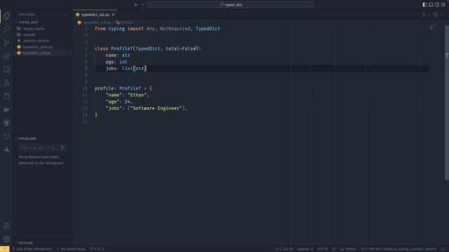 TypedDict is a LIFESAVER смотреть онлайн