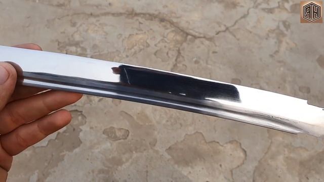 Выковка КАТАНЫ из ржавой железной ЦЕПИ смотреть онлайн