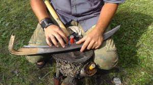 Приспособление для отбивания ручной косы