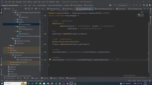 Clase 7: Introducción a Mapstruct | Mapeando listas de entidades y de DTOs смотреть онлайн