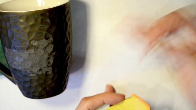 Как приклеить декор к кружке #DIY #polymerclay #tutorial